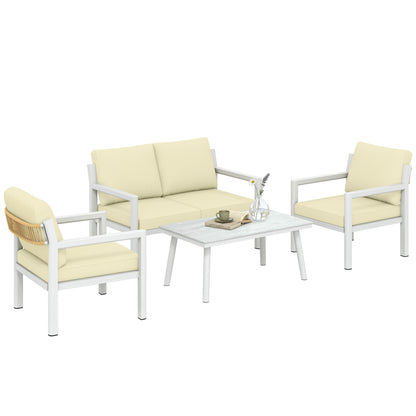 Rattan Garden Furniture Set, Outdoor Furniture Conversation Set