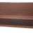 kleankin Wall Mounted Glass Bathroom Mirror Cabinet Storage Shelf, 63Wx60Hx13.5T cm-Walnut