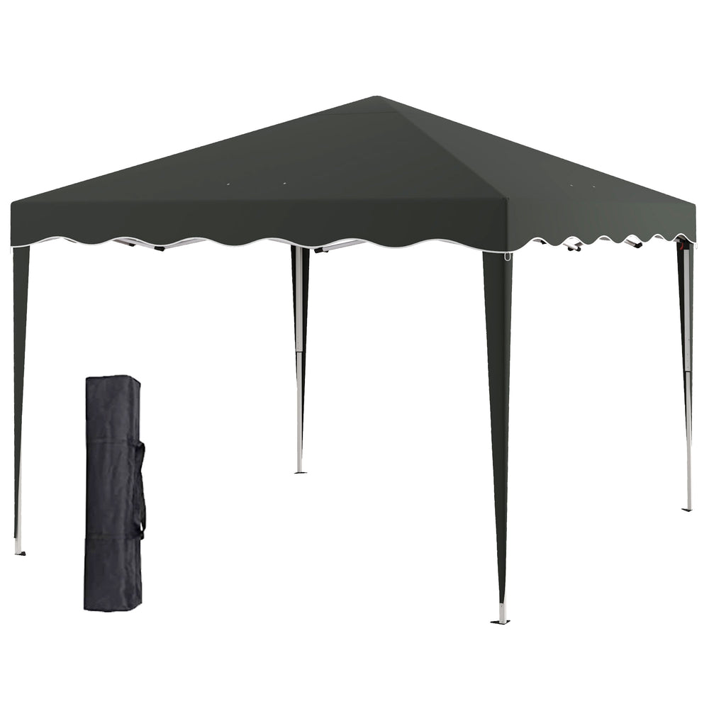 3 x 3m Pop Up Gazebo, Outdoor Camping Gazebo Party Tent with Carry Bag