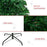 Prelit Christmas Tree Artificial Tree, Metal Base, Pre-Lit, 1.2m