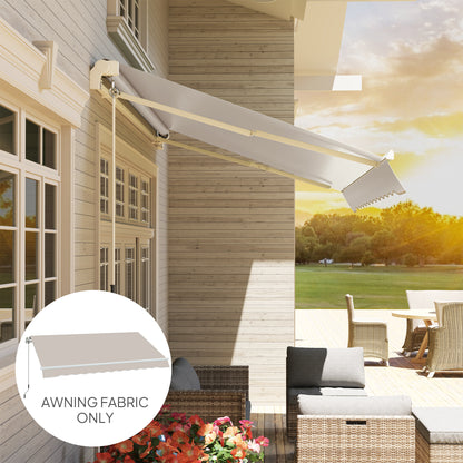 Replacement Canopy for 3 x 2.5 m Awning (Fabric Only), Cream White