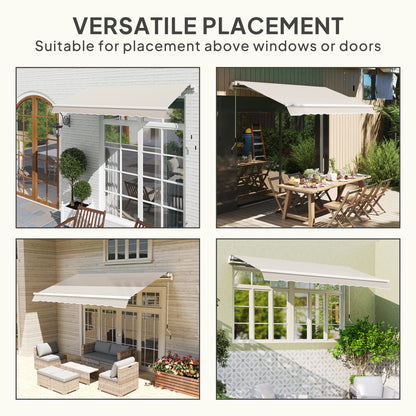 Replacement Canopy for 3 x 2.5 m Awning (Fabric Only), Cream White