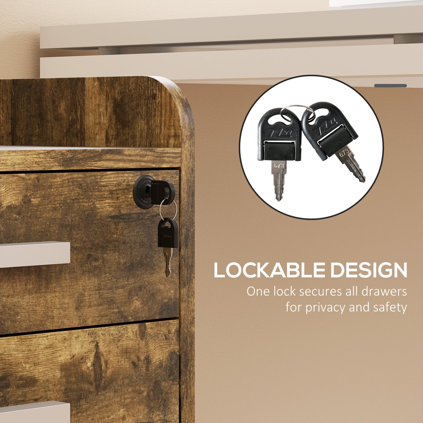 Set of 3 Nesting Coffee Tables Square End Tables w/ Metal Frame White