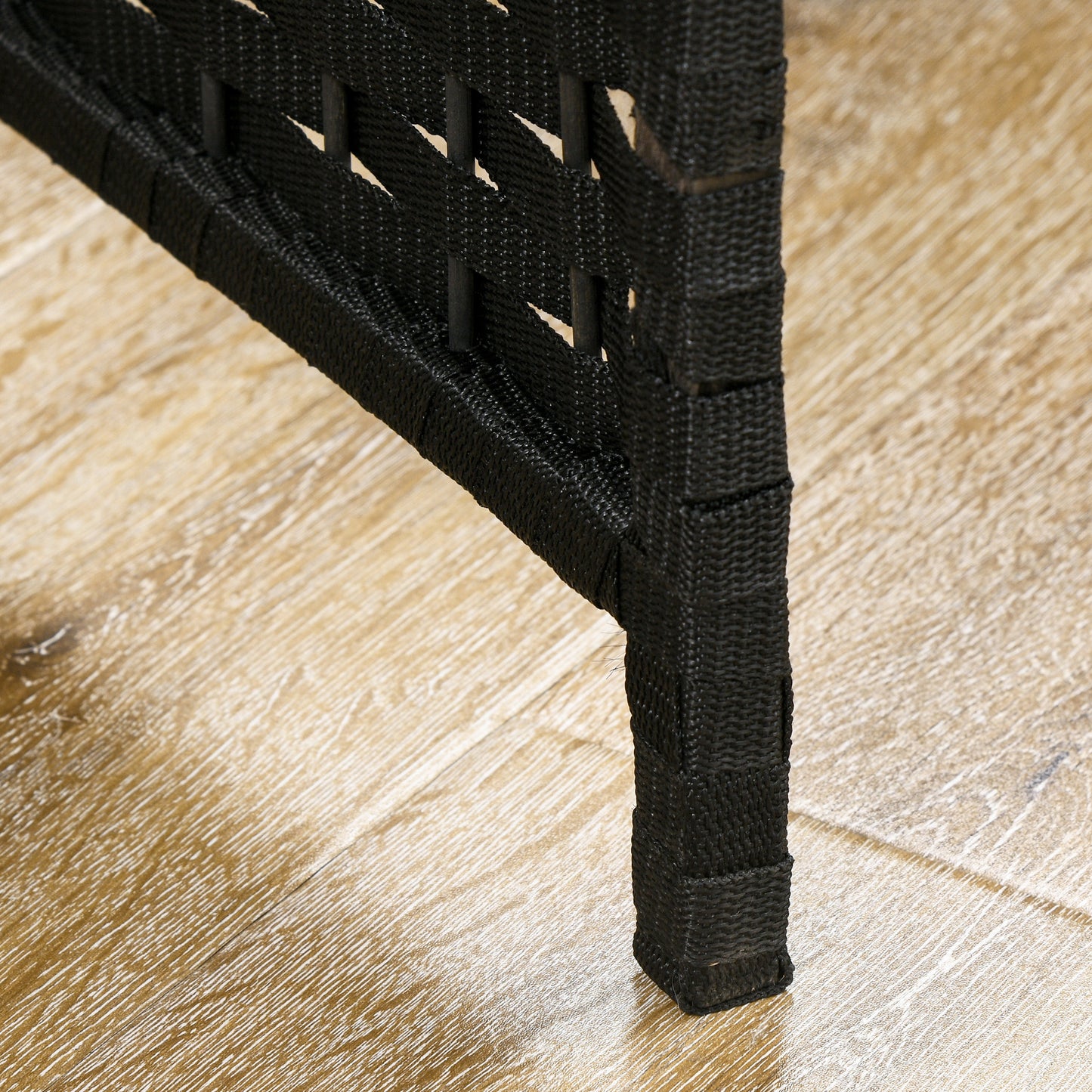 6 Panel Folding Room Divider, Privacy Screen, 240 x 170cm, Black