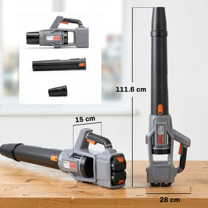 36V Leaf Blower Cordless with 2 x 4000mAh Batteries & Charger