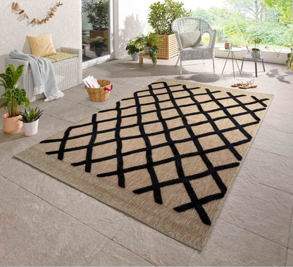 Harper Aztec Pattern Water Resistant Indoor Area Rugs
