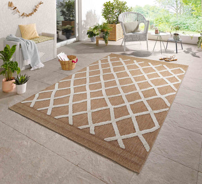 Harper Aztec Pattern Water Resistant Indoor Area Rugs