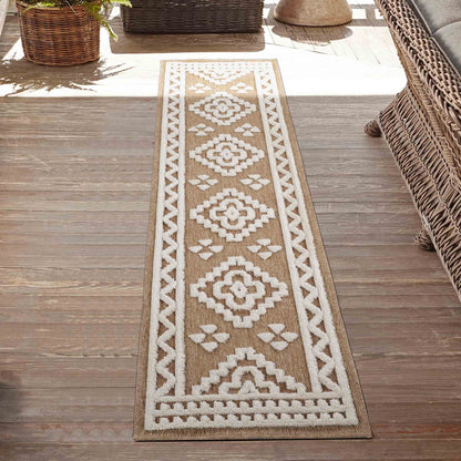 Harper Diamond Pattern Water Resistant Indoor Area Rugs