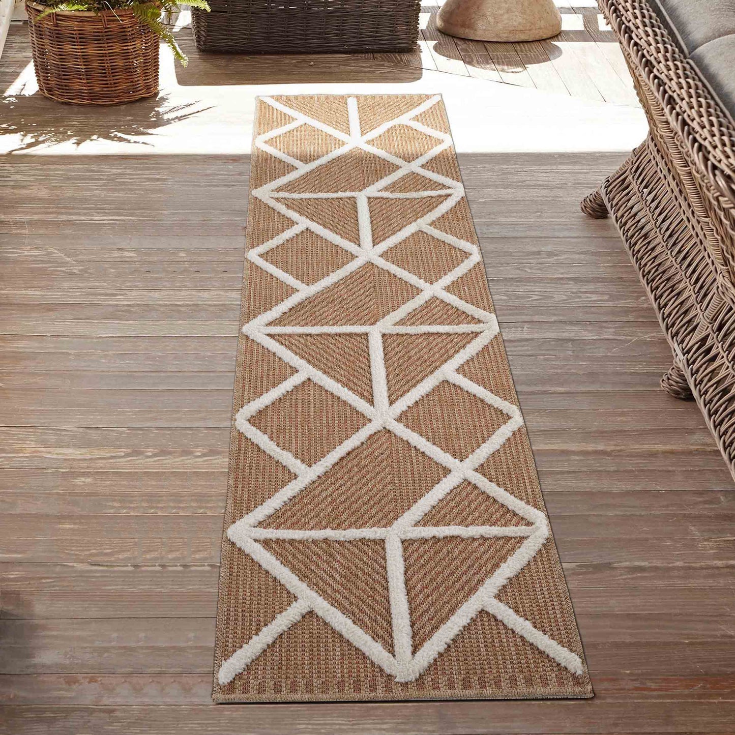 Harper Prism Pattern Water Resistant Indoor Area Rugs