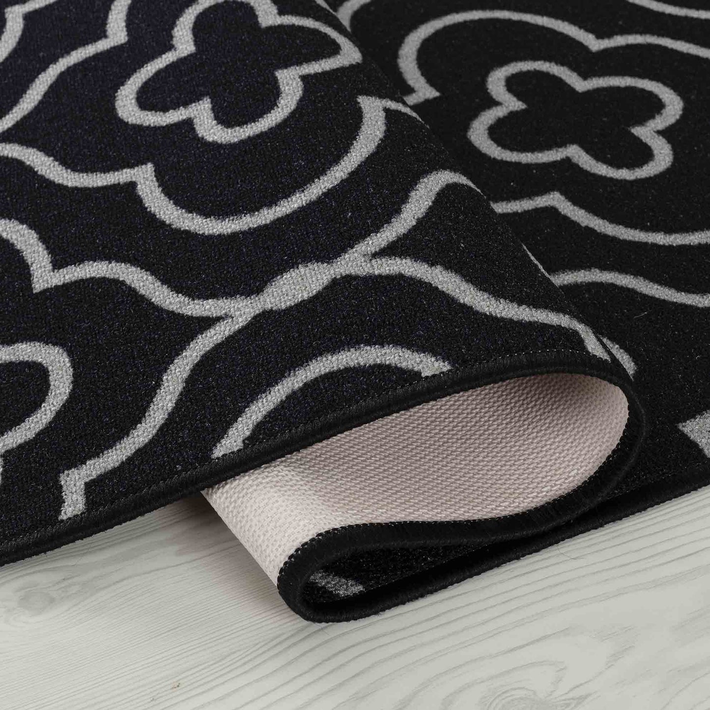 Havana Anti-Slip Quatrefoil Design Doormat – Machine Washable for Easy Care - 6 Colours Available