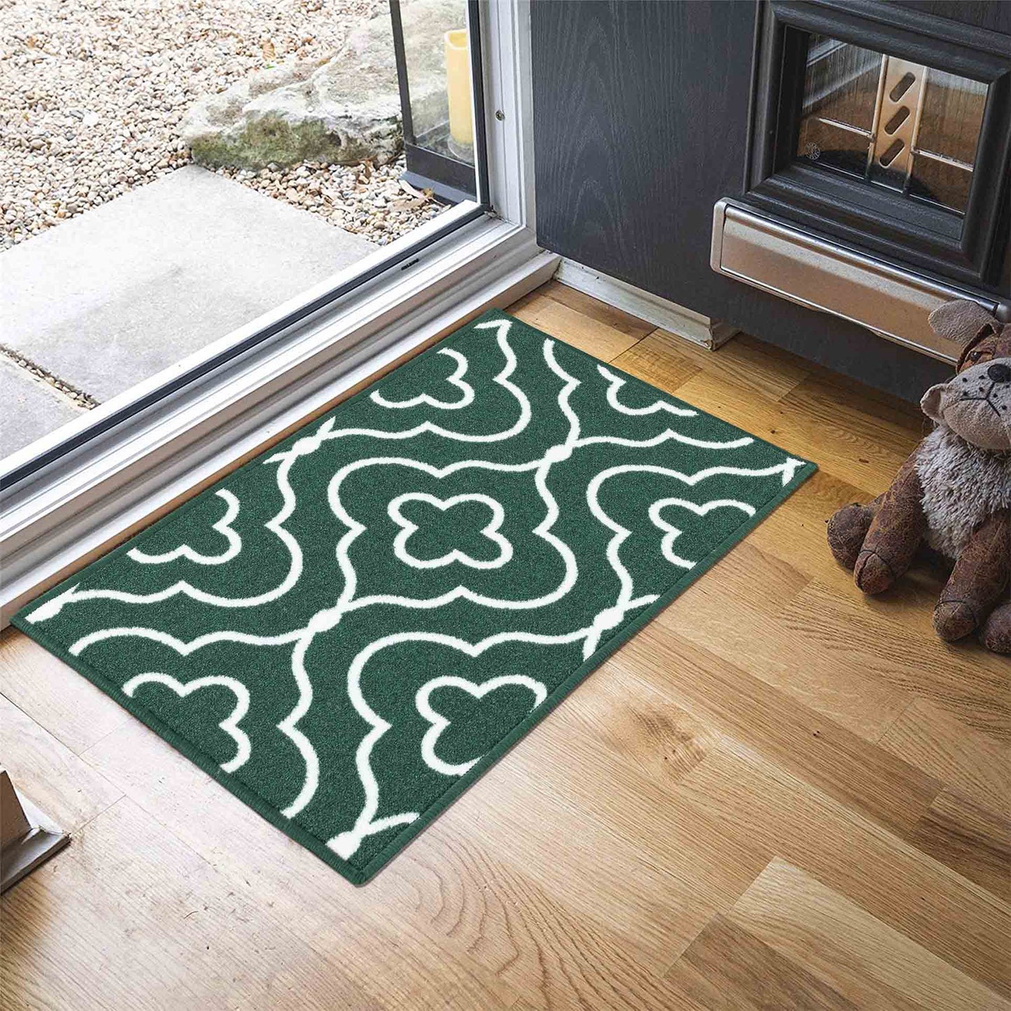 Havana Anti-Slip Quatrefoil Design Doormat – Machine Washable for Easy Care - 6 Colours Available
