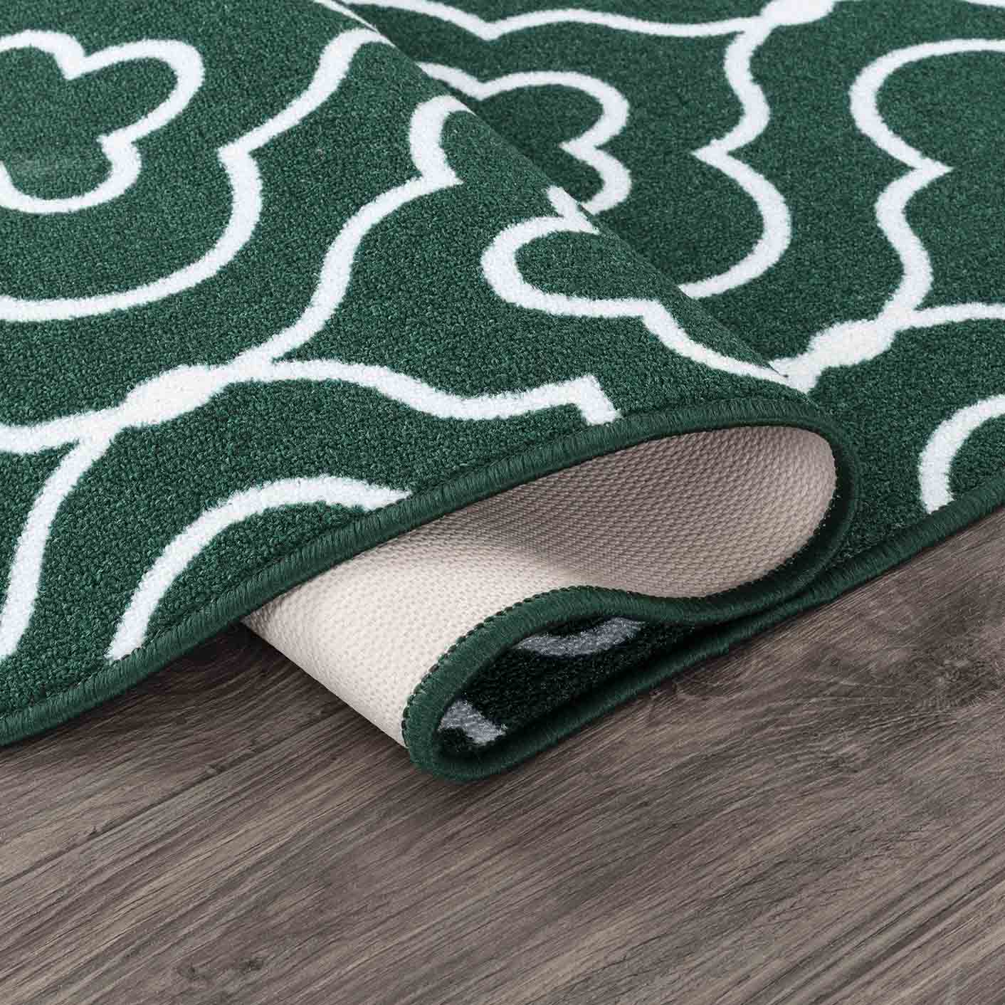 Havana Anti-Slip Quatrefoil Design Doormat – Machine Washable for Easy Care - 6 Colours Available