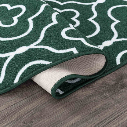 Havana Anti-Slip Quatrefoil Design Doormat – Machine Washable for Easy Care - 6 Colours Available