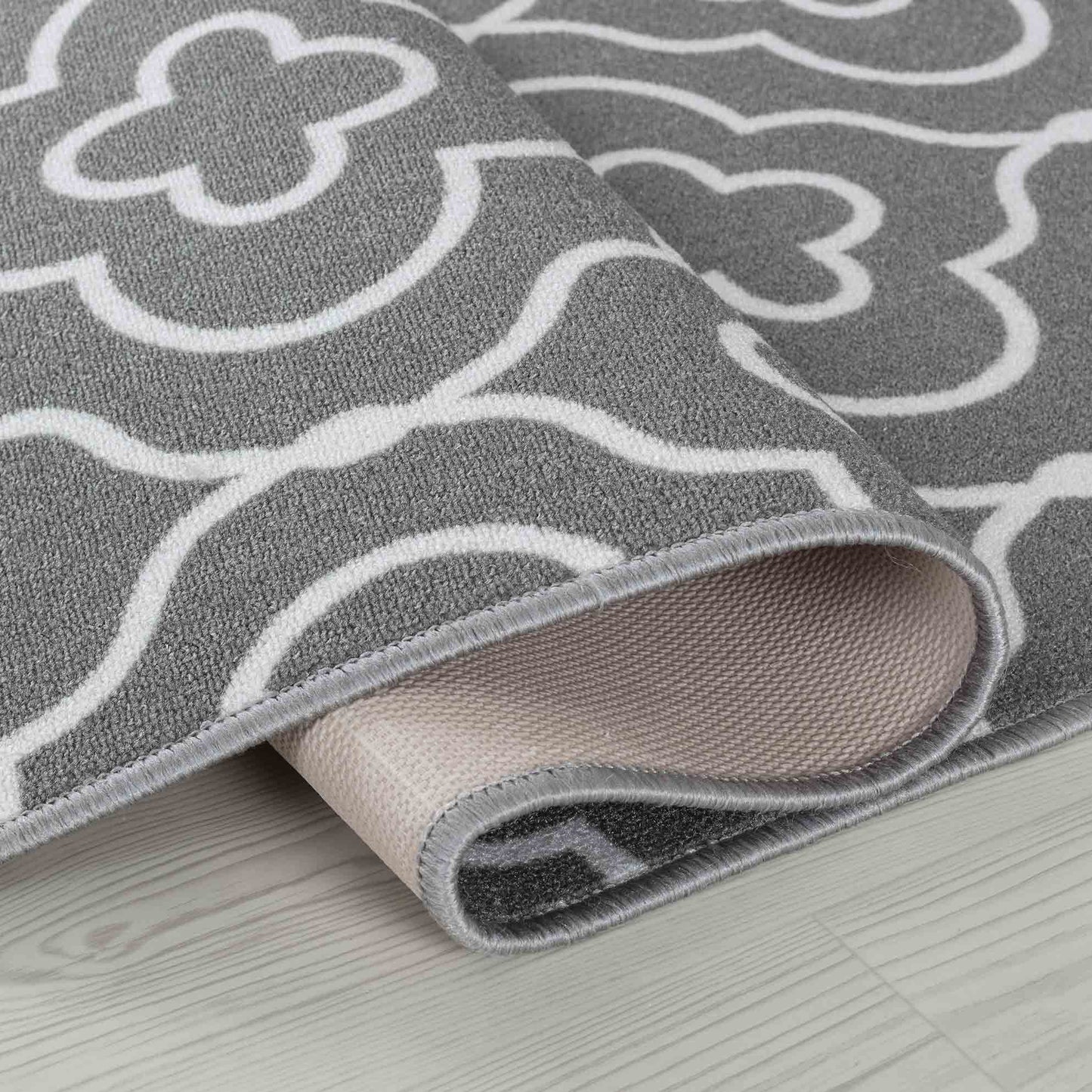 Havana Anti-Slip Quatrefoil Design Doormat – Machine Washable for Easy Care - 6 Colours Available