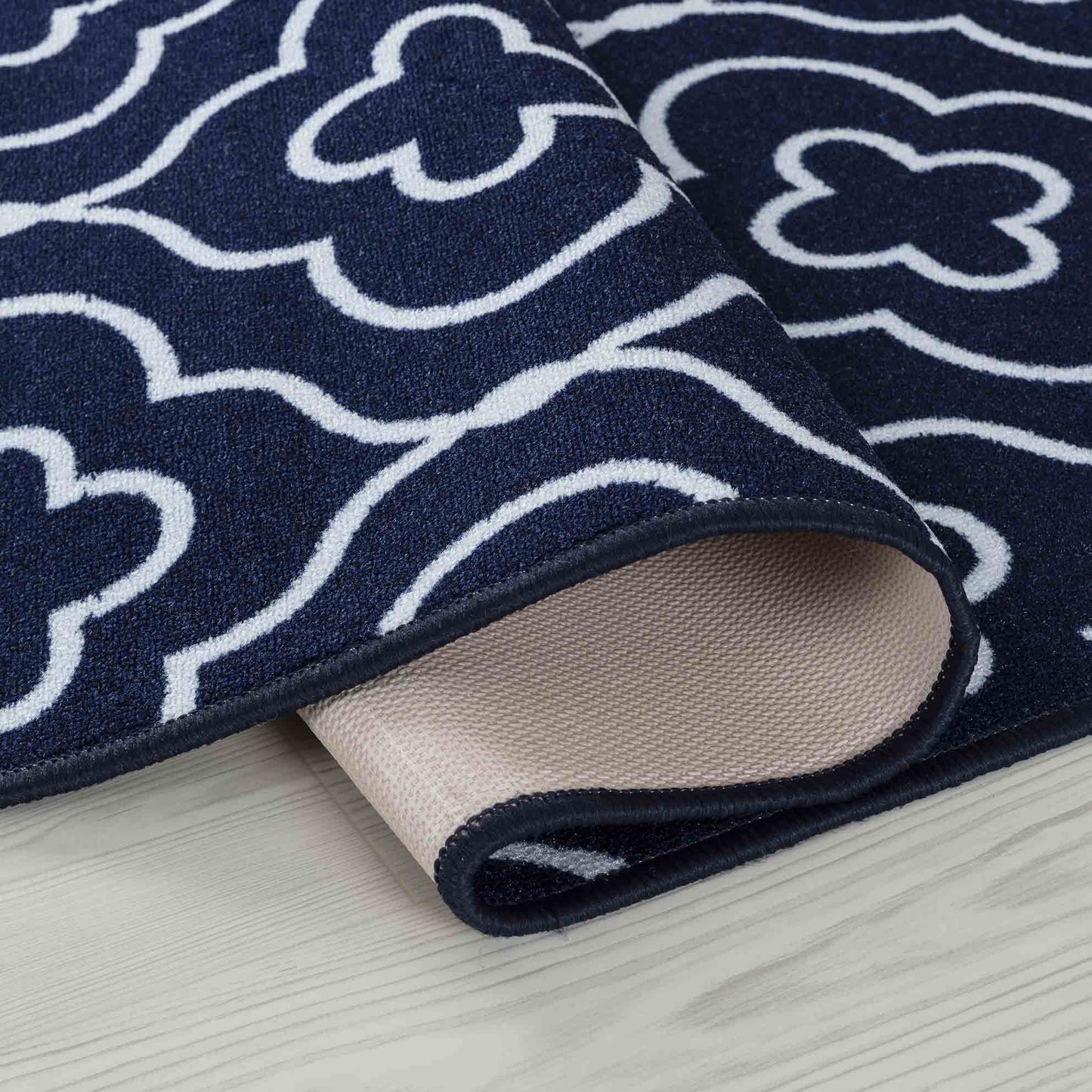 Havana Anti-Slip Quatrefoil Design Doormat – Machine Washable for Easy Care - 6 Colours Available