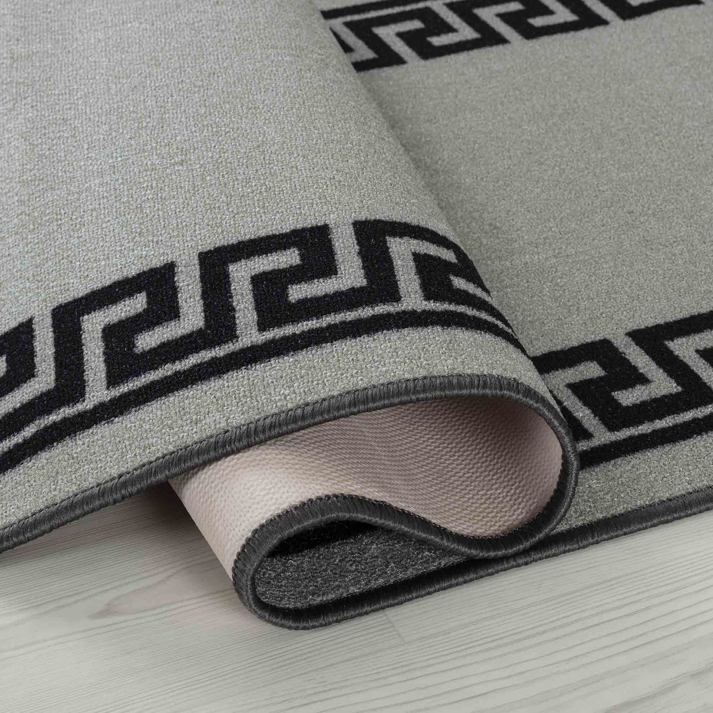 Havana Anti-Slip Greek Key Design Doormat – Machine Washable for Easy Care - 4 Colours Available