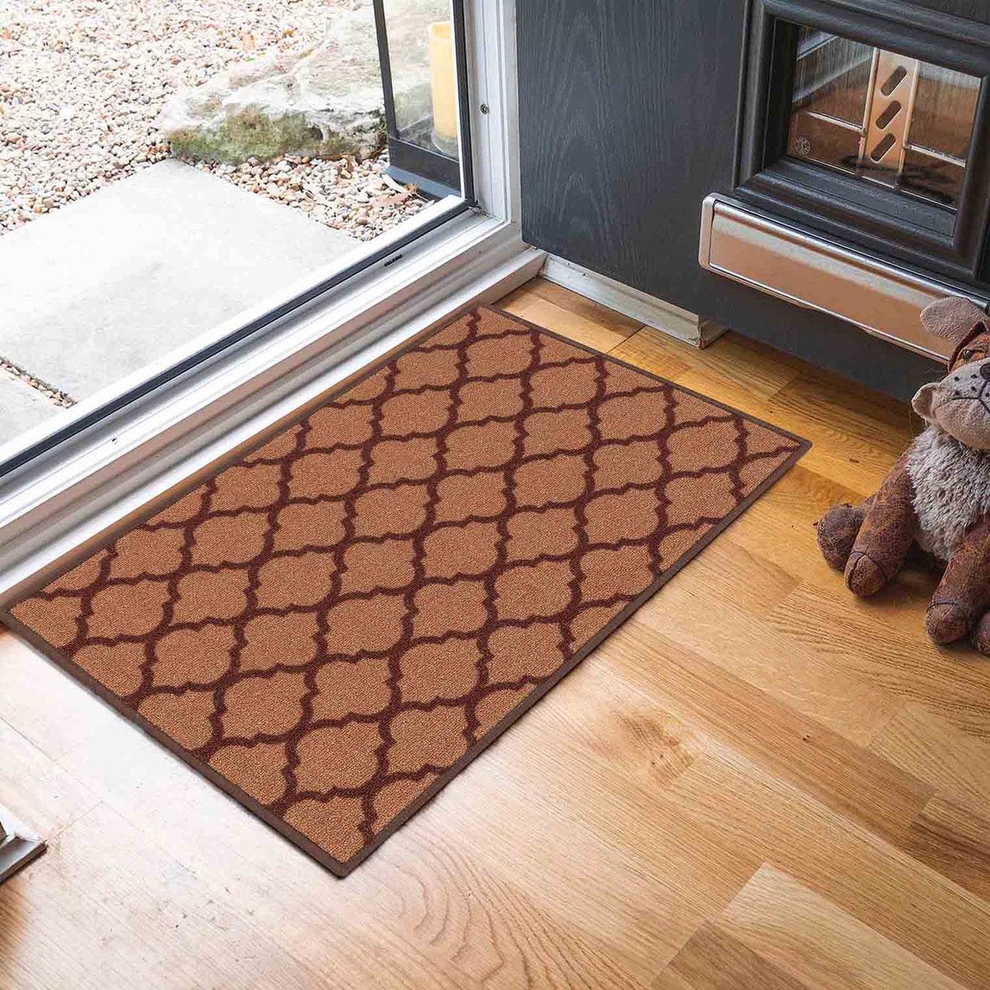 Havana Anti-Slip Trellis Design Doormat – Machine Washable for Easy Care - 6 Colours Available