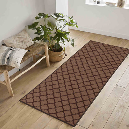 Havana Anti-Slip Trellis Design Doormat – Machine Washable for Easy Care - 6 Colours Available