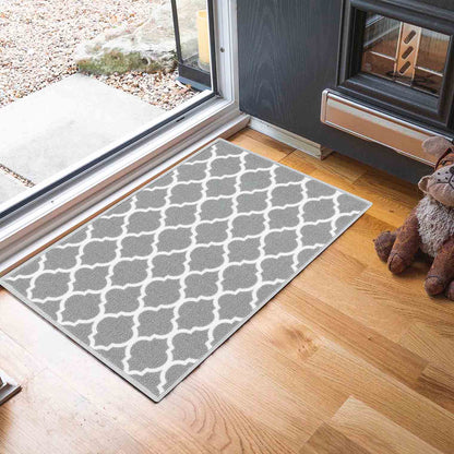Havana Anti-Slip Trellis Design Doormat – Machine Washable for Easy Care - 6 Colours Available