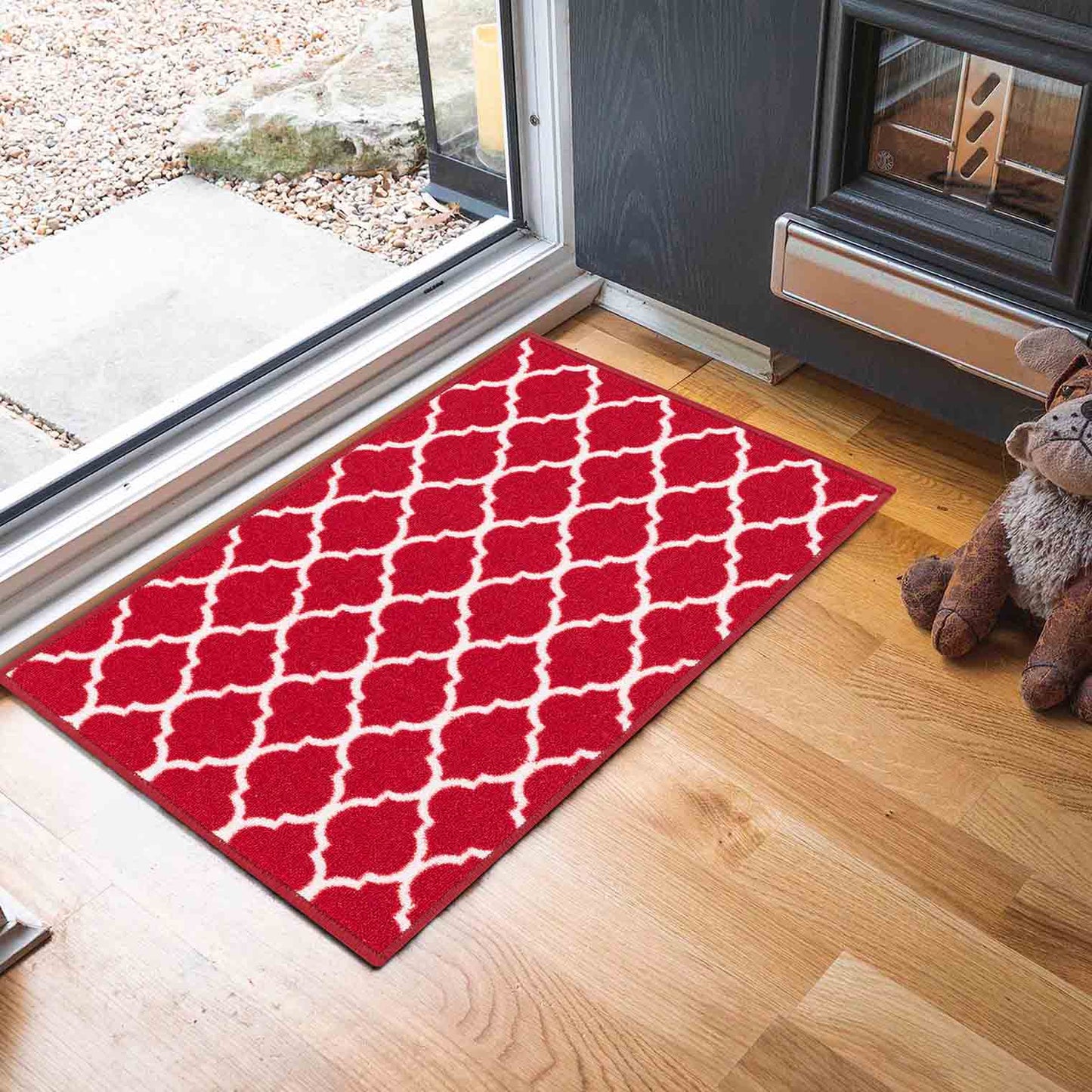 Havana Anti-Slip Trellis Design Doormat – Machine Washable for Easy Care - 6 Colours Available