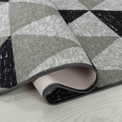 Havana Anti-Slip Triangle Design Doormat – Machine Washable for Easy Care