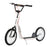 Teen Kids Stunt Scooter Children Kick Scooter Adjustable Handlebar 2 Brakes Ride On 16 Inch Rubber Tyres White