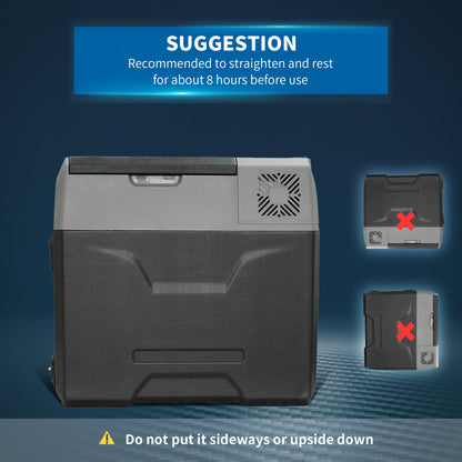 Car Refrigerator, Portable 12/24V 50L Fridge Freezer, Down to -20℃