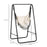 Hammock Chair with Stand, Hammock Swing Chair with Cushion, Cream White