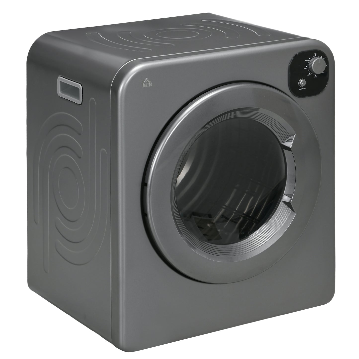 6kg Vented Tumble Dryer with 7 Dry Programmers for Small Spaces Grey