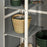 75L x 56W x 115Hcm Garden Storage Shed - Grey
