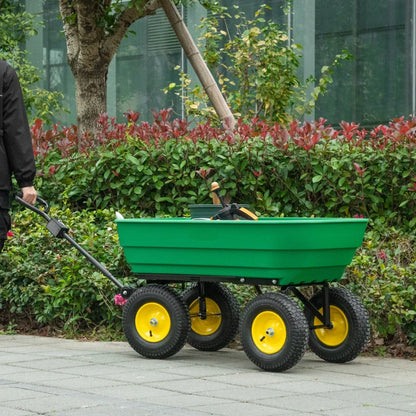 125 Litre Large Garden Cart - The Heavy-Duty Dump Cart