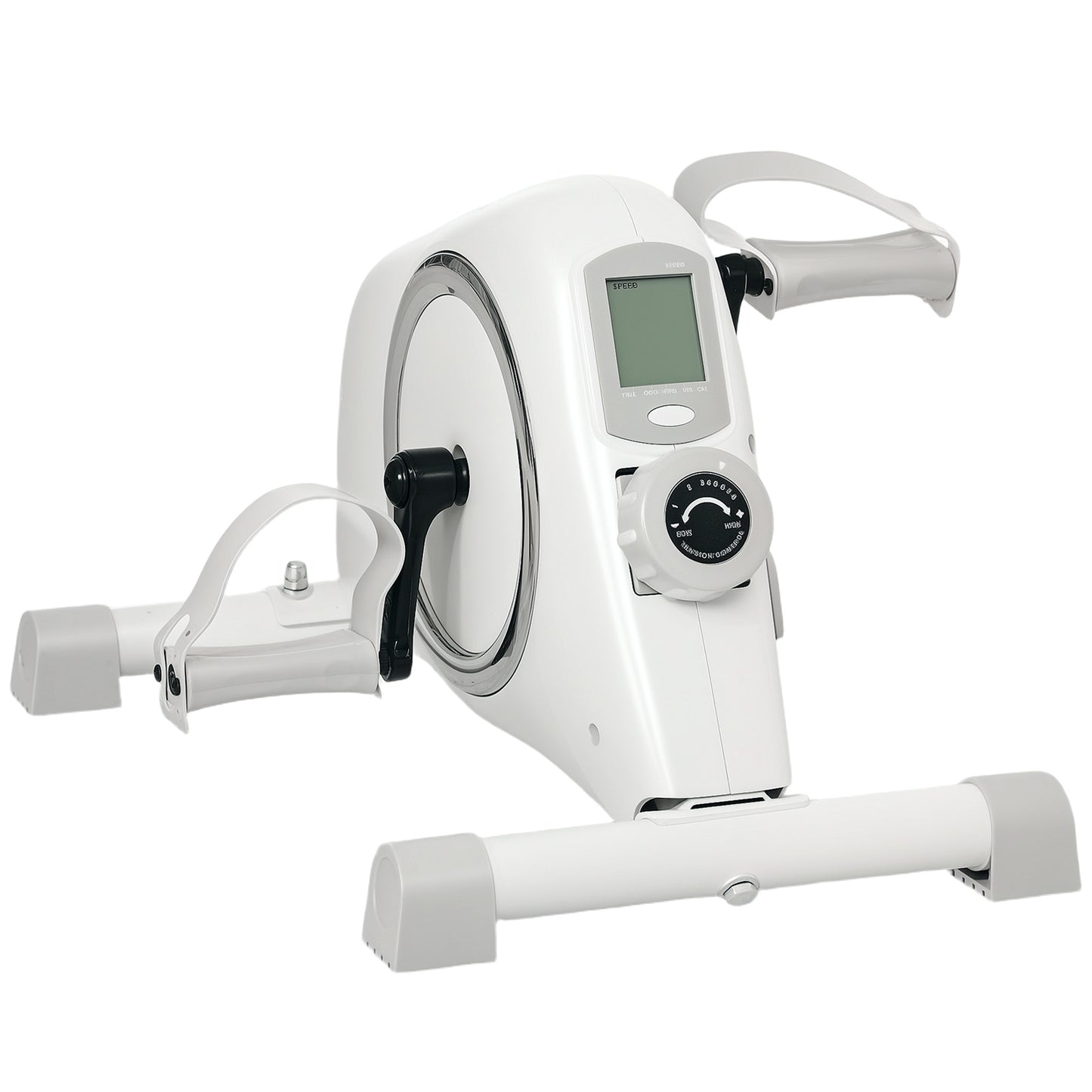 Pedal Exerciser with 8-Level Magnetic Resistance, White