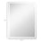 90 x 70cm LED Bathroom Mirror with Lights, Dimmable Makeup Mirror, Vanity Mirror with 3 Colour, Smart Touch, Anti-Fog