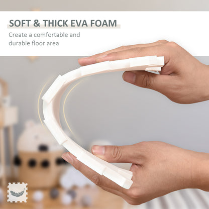 Kids Foam Puzzle Floor Tiles Baby Toddler Educational Play Mat 36 Pcs with Letters and Numbers Anti-slip Crawling Learning 31.5 x 31.5 EVA