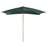 295L x 200W x 255Hcm Wooden Garden Patio Parasol Umbrella-Green