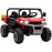 12V Two-Seater Kids Electric Ride-On Car w/ Electric Bucket - Red