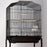 Bird Cage for Budgie Finch Canary Parakeet W/ Stand Tray Black