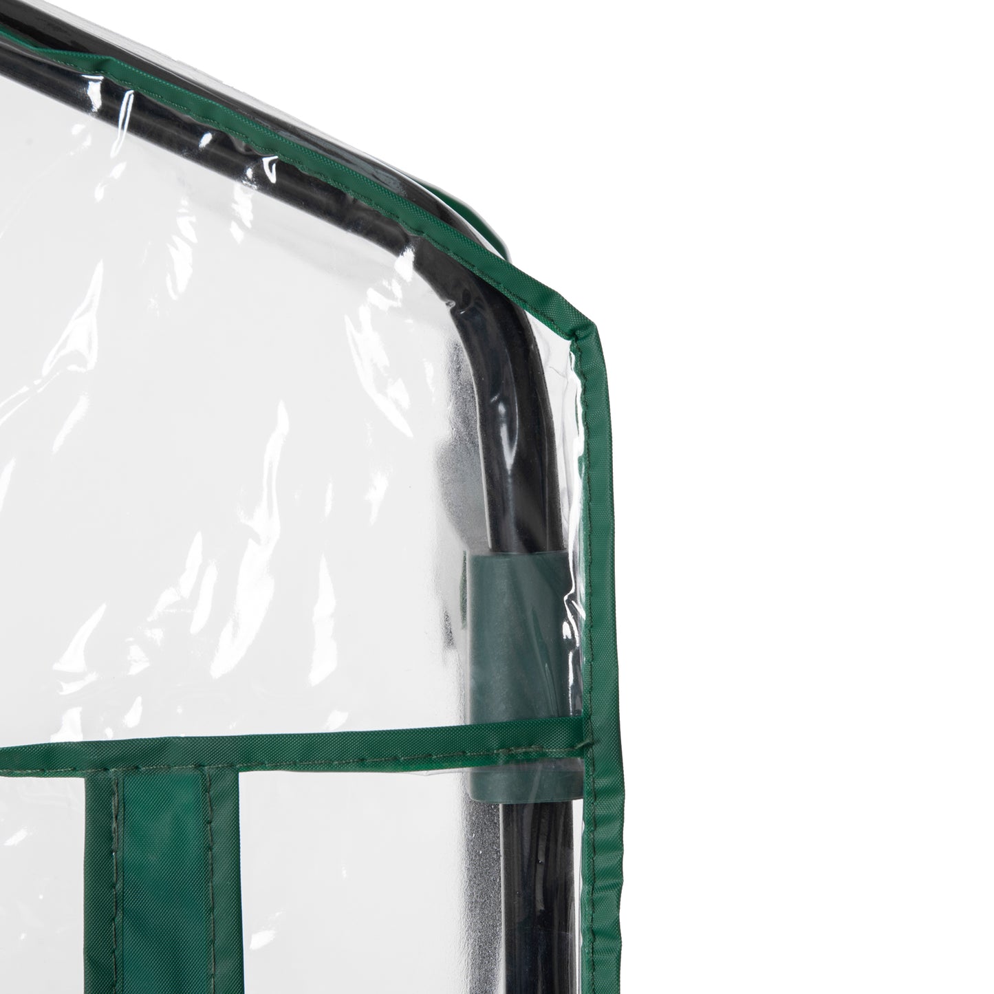 4 Tiers Mini Portable Greenhouse Compact Plant Grow Shed Metal Frame Transparent Clear Cover 160H x 70L x 50Wcm