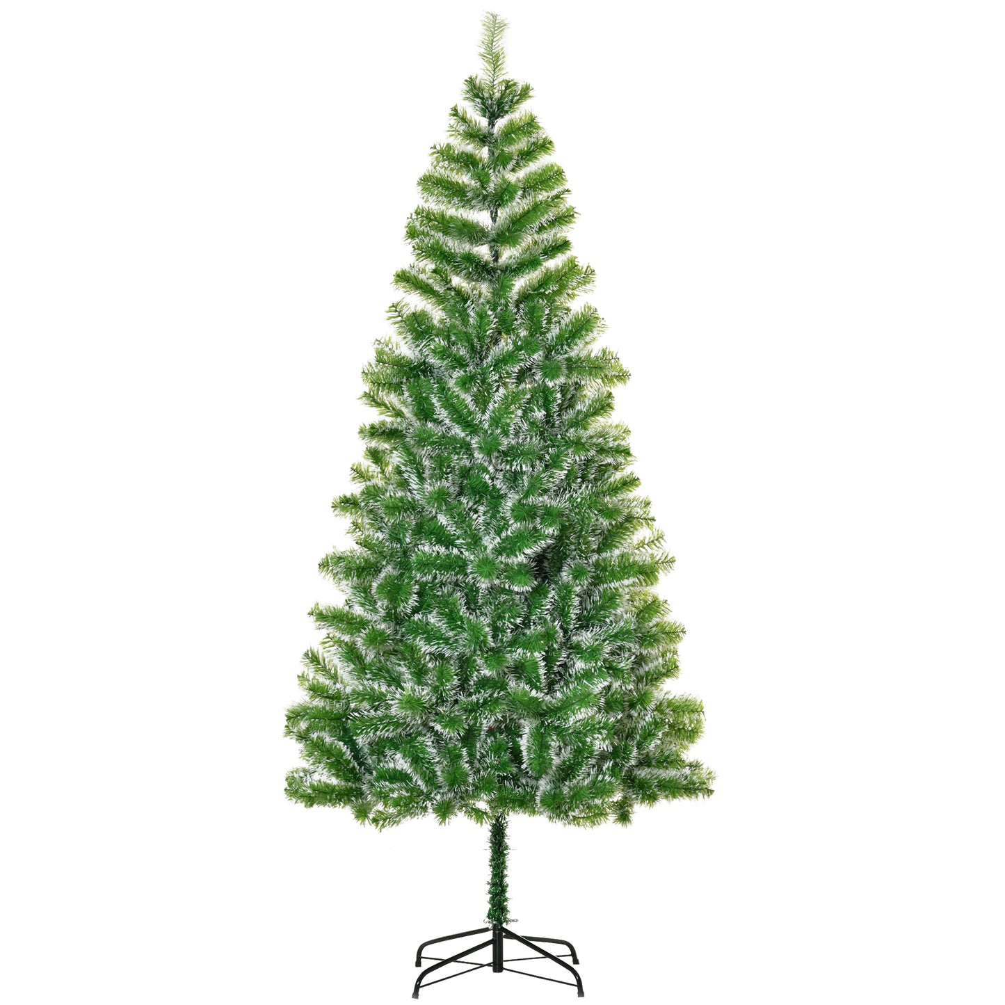 7FT Home Decoration Artificial Christmas Tree Xmas Gift Metal Stand