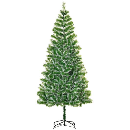 7FT Home Decoration Artificial Christmas Tree Xmas Gift Metal Stand