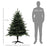 5ft Artificial Spurce Christmas Tree with 1121 Branches and Foldable Steel Base