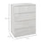 High Gloss 4 Drawer Chest Of Drawers,4-Drawer Storage Cabinets, Modern Dresser, Storage Drawer Unit for Bedroom, White