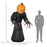 Inflatable 2.1m Tall Pumpkin Man Halloween Yard Decoration Light Up