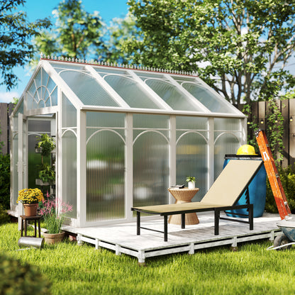 Sun Lounger, 5-Level Reclining Sunbed, Khaki