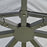 3(M)x3(M) Garden Gazebo Double Top Outdoor Canopy Patio Event Party Wedding Tent Backyard Sun Shade with Mesh Curtain - Grey