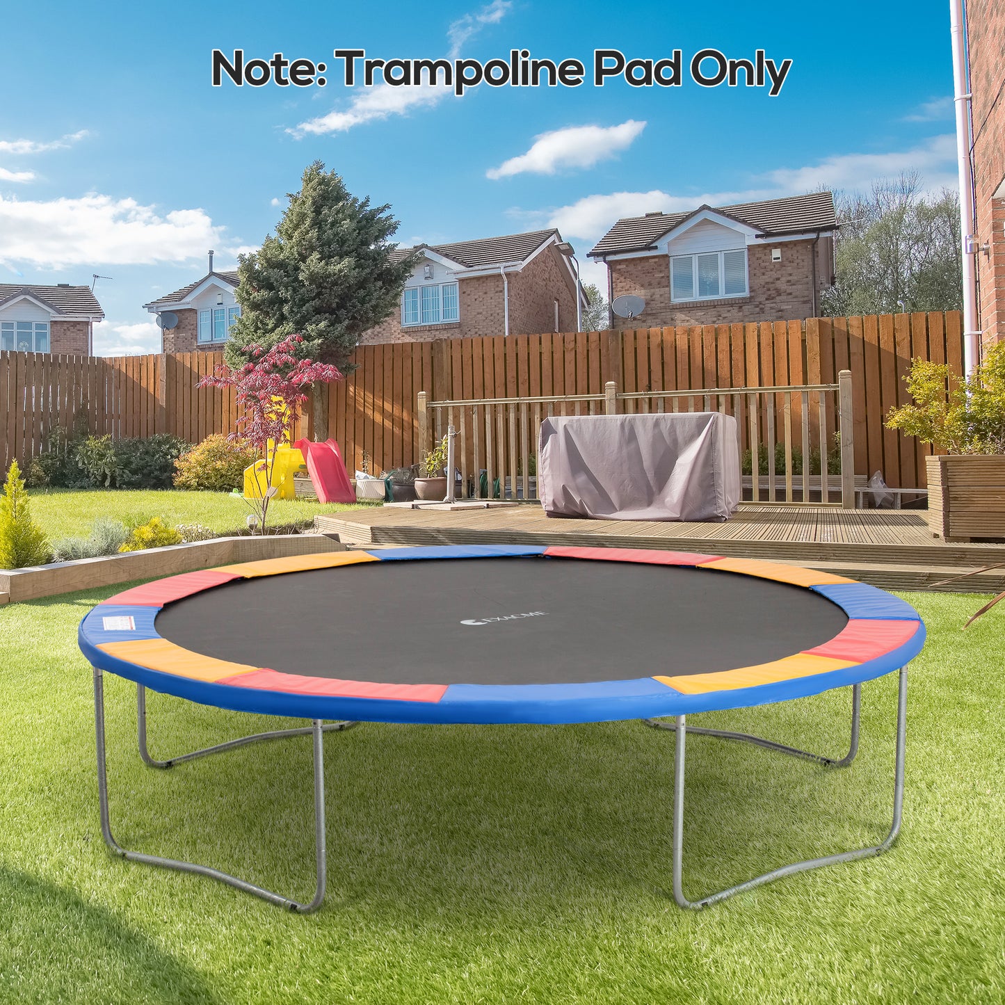 12ft Trampoline Pad Surround Pad Thick Foam Replacement Spare Multicolour