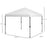 3 x 3(m) Pop Up Gazebo, 1 Person Easy up Marquee Party Tent with 1-Button Push, Adjustable Straight Legs, Stakes, Ropes,