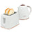 1.7L 3000W Fast Boil Kettle & 2 Slice Toaster Set, Kettle and Toaster Set with Auto Shut Off, Browning Controls, White