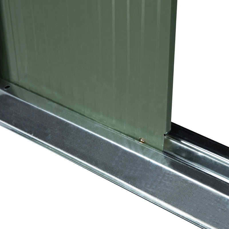 9x4ft Garden Storage Shed Green