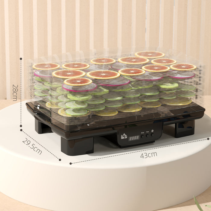 6 Tray Food Dehydrator, Food Dryer Machine for Fruit Meat Vegetable